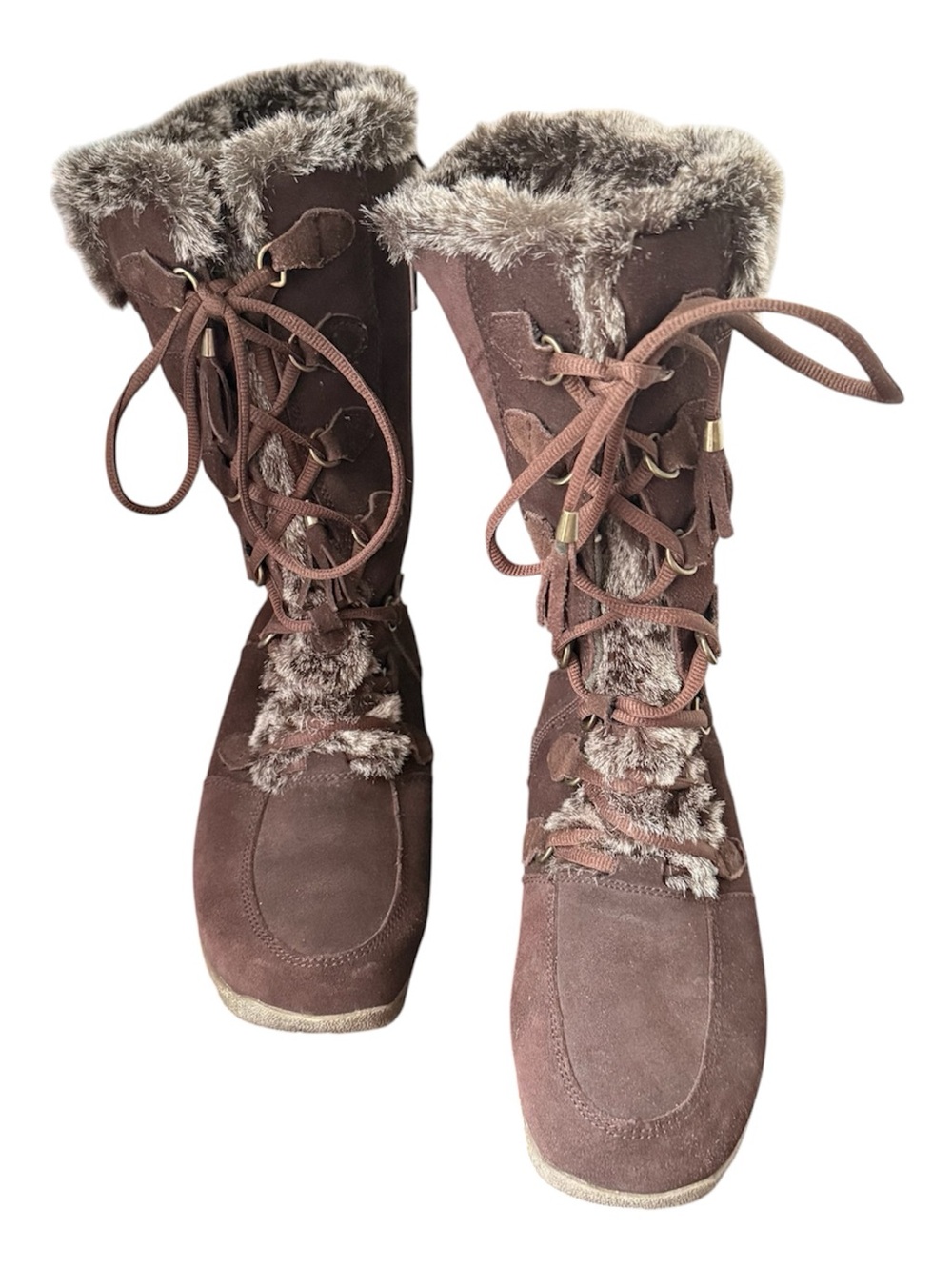 ZeroXposur Brown Suede Winter Boots